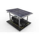 H Type Aluminum Solar Carport Structures
